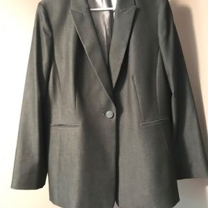 Tahari Dark Grey Suit Jacket - Worn once